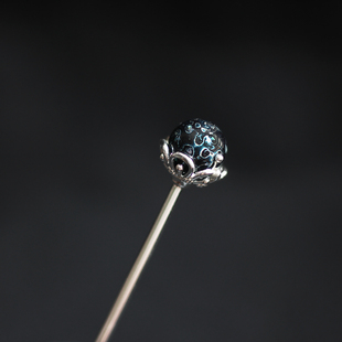 【非遗大漆珠】原创丸子头发簪子日常通勤简约盘发女发钗旗袍汉服