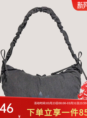 阿迪达斯三叶草女包荷叶包时尚复古运动手提包单肩包挎包KX7014