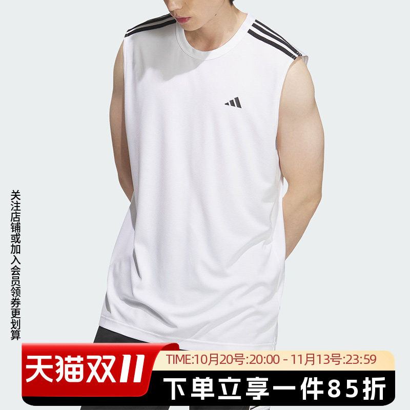 阿迪达斯男装春季新款BB ALWRLD TANK 篮球运动背心无袖T恤KE5907