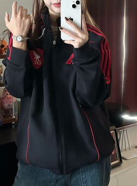 阿迪达斯男装春季新款LFC UBP DKTT 利物浦足球休闲文化夹克外套