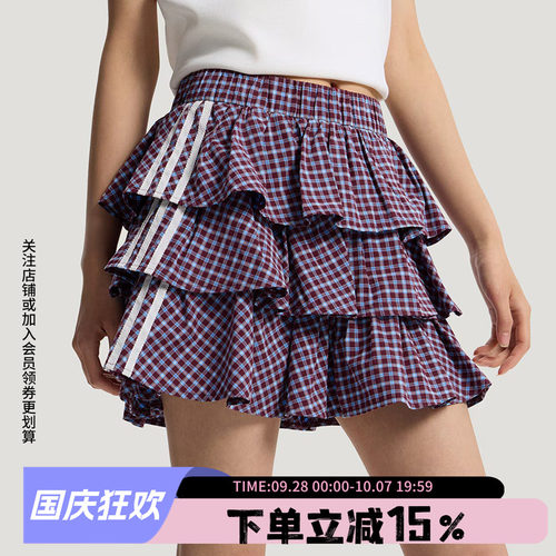 阿迪达斯三叶草女款时尚短裙