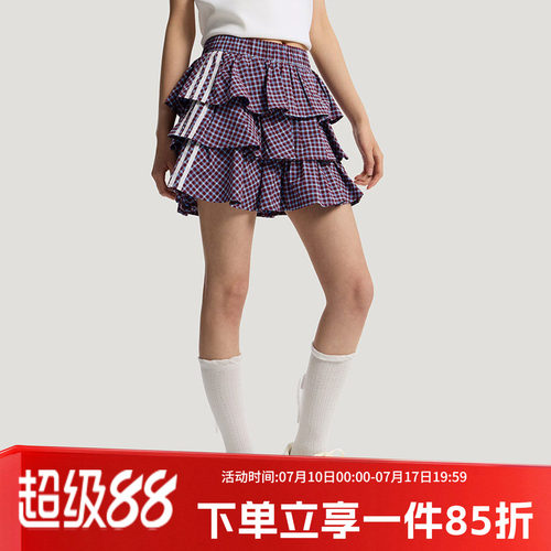 阿迪达斯三叶草女款运动短裙