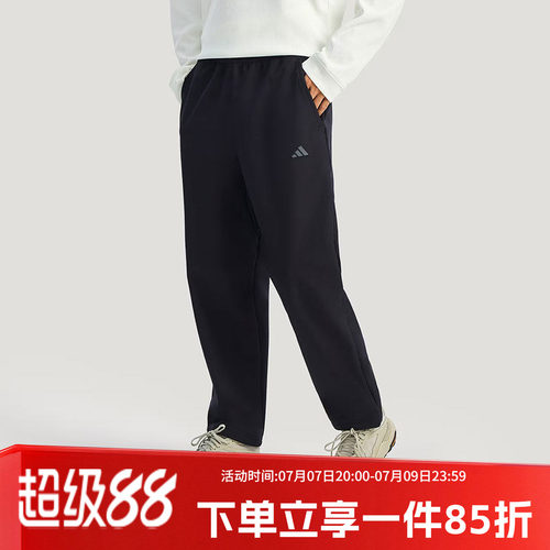 阿迪达斯男款加绒运动裤