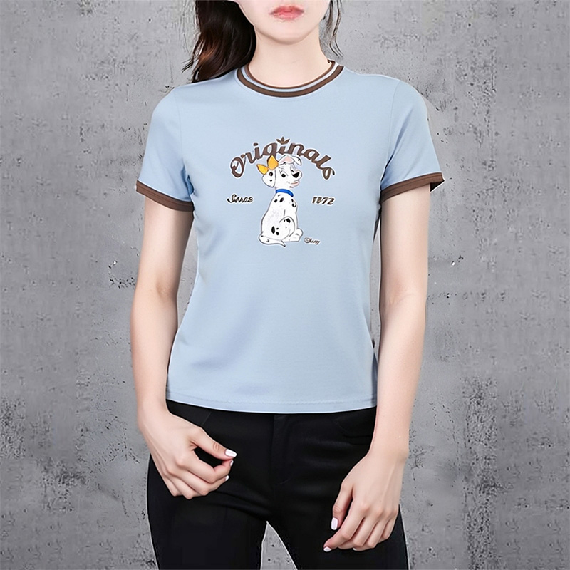 阿迪达斯三叶草女款休闲短袖