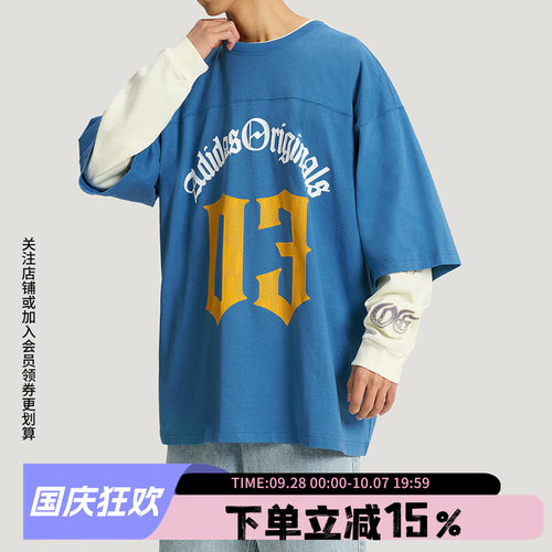 阿迪达斯三叶草男款宽松短袖