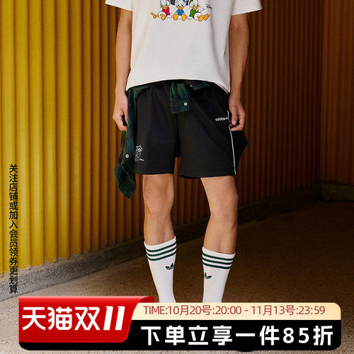 阿迪达斯三叶草男装运动短裤