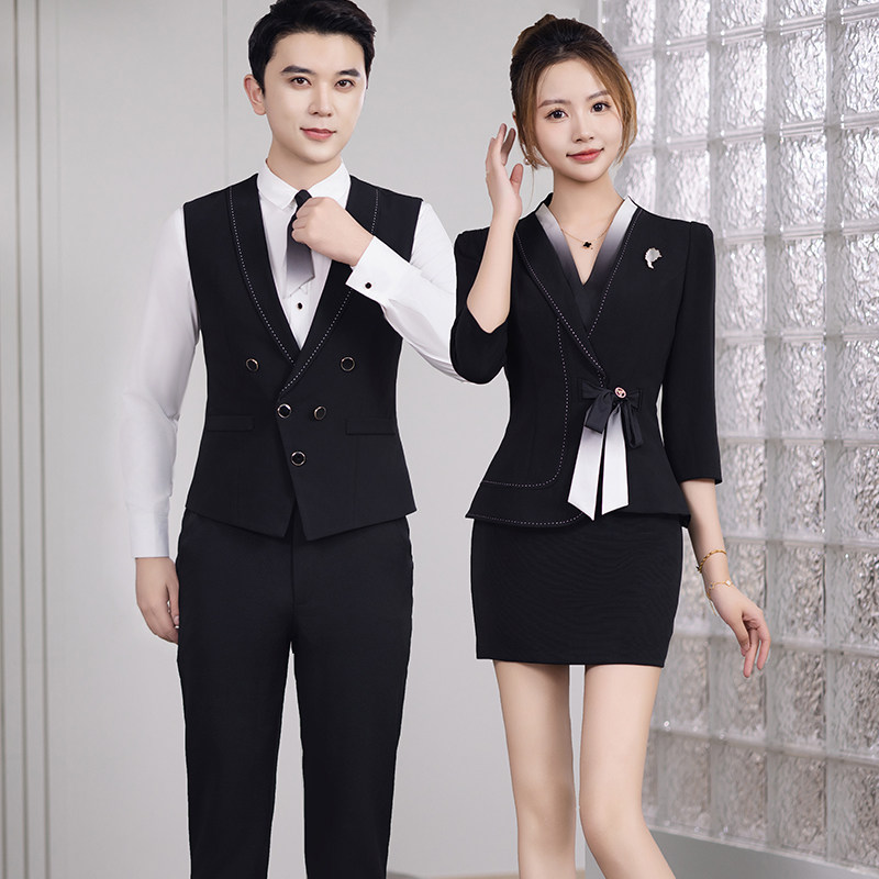 公主工作服ktv服务员少爷套装高级感气质酒店夜总会新款长裙dj女