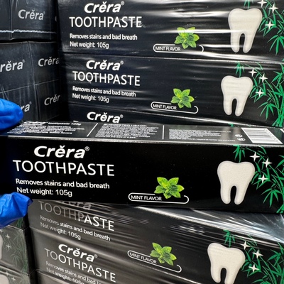 活性黑炭清爽薄荷祛口臭牙膏