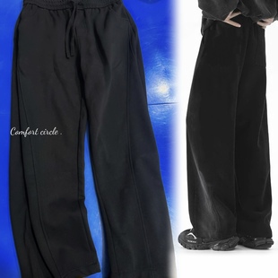 男士 弯刀裤 超显腿长 针织棉料香蕉宽松运动阔腿裤 出口韩国单