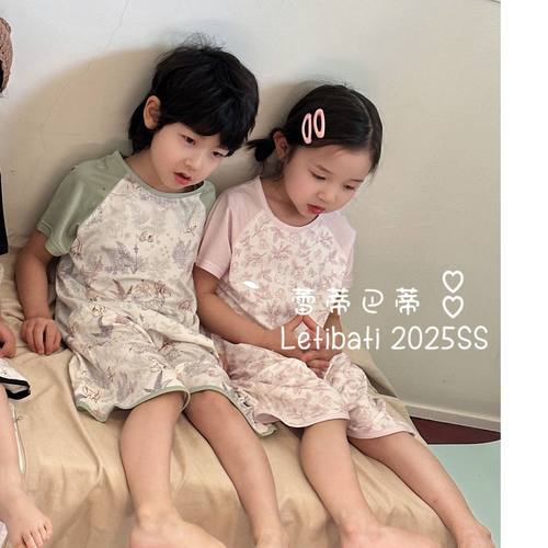 【宝宝睡袋】睡衣天丝兰精莫代尔春夏睡裙家居服夏款连体居家服