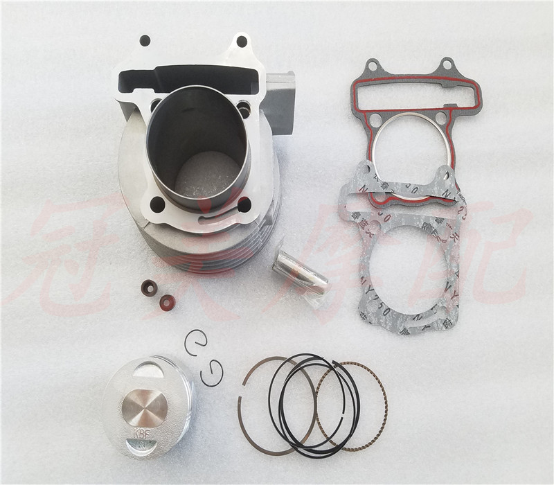 踏板车gy6150套缸鬼火改装