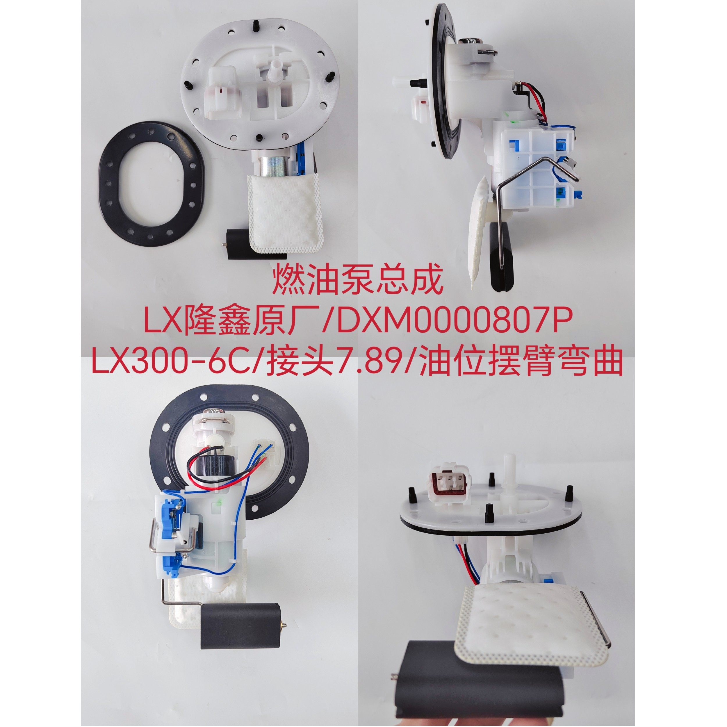 适用隆鑫LX300-6A-6C-6D-6F-6P-6L无极300AC/DS/RR/300GS-B汽油泵