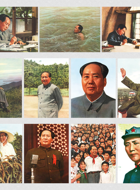 毛主席墙画毛爷爷画像客厅背景墙挂饰办公室中堂装饰画伟人像壁画