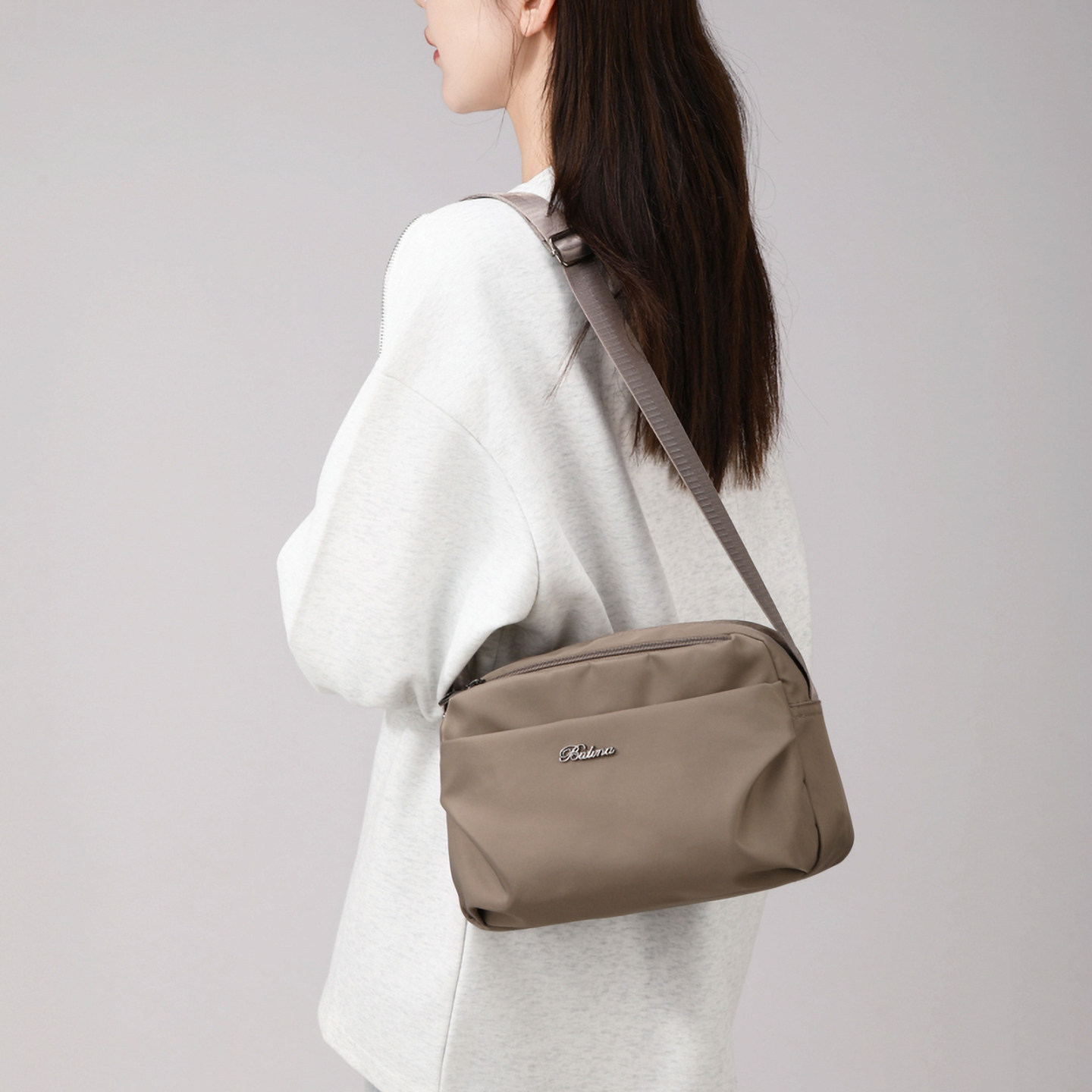 女士多口袋单肩斜挎包休闲简约大容量通勤包新款防水牛津布小包包,箱包皮具/热销女包/男包,通用款女包,淘宝优惠券,粉丝福利购,淘宝优惠卷