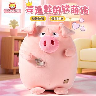 可爱小猪娃娃道歉可录音会说话玩偶公仔毛绒玩具女孩礼物哄女友