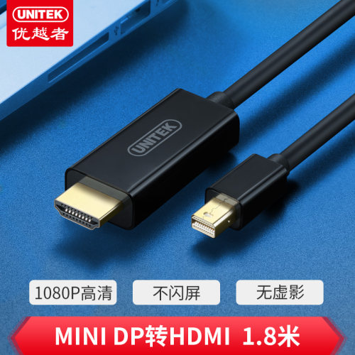 MiniDP转HDMI公显示器转换线