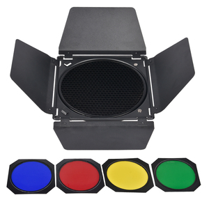 神牛DB04四叶挡板滤色片轮廓光蜂窝标准罩大蜂巢闪光灯常亮灯主播