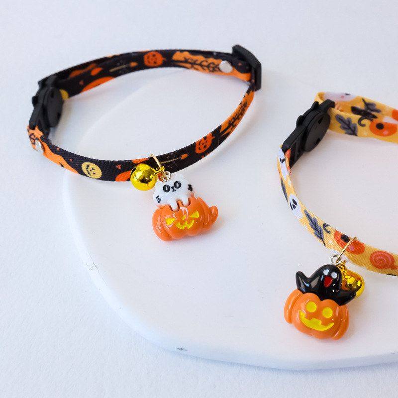 外贸特价跨境亚马逊宠物项圈猫咪狗铃铛安全扣项链饰品万圣节南瓜,宠物/宠物食品及用品,项圈/肩带,淘宝优惠券,粉丝福利购,淘宝优惠卷