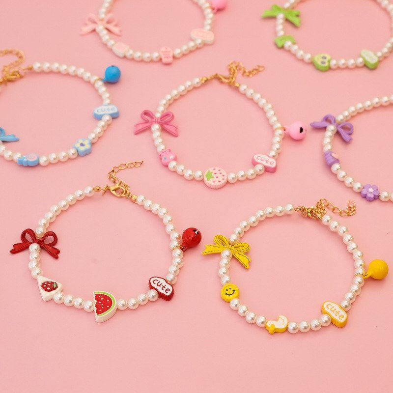 宠物珍珠项链猫咪狗狗项圈可爱装饰品铃铛西瓜草莓小鸡精致蝴蝶结,宠物/宠物食品及用品,项圈/肩带,淘宝优惠券,粉丝福利购,淘宝优惠卷