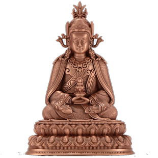 欧斯特 莲花生大士 大乐莲花生大师铜像 家居用品随身小饰品摆件