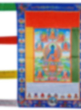 五彩风马旗欧斯特矿物彩印清晰