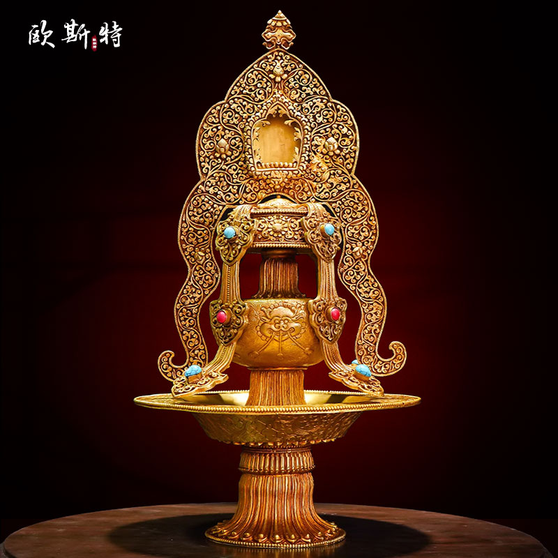 欧斯特复制尼泊尔手工艺铜鎏金