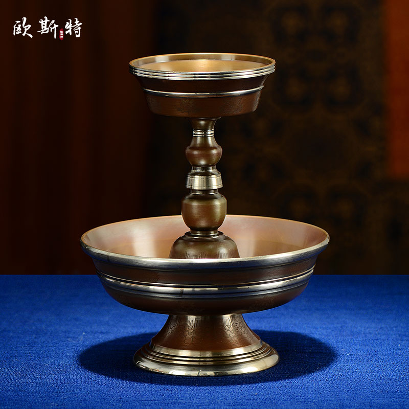 做旧仿古护法杯摆件家用
