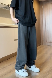 高品质直筒休闲裤潮牌水洗卫裤 H777-P65控88图片