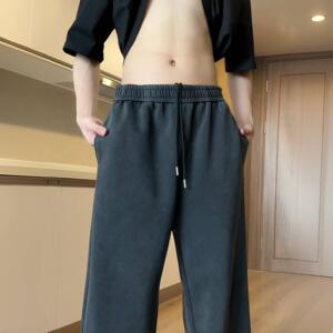高品质直筒休闲裤潮牌水洗卫裤 H777-P65控88图片
