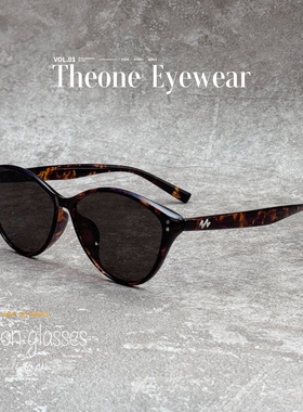 复古猫眼墨镜女时尚遮阳防紫外线