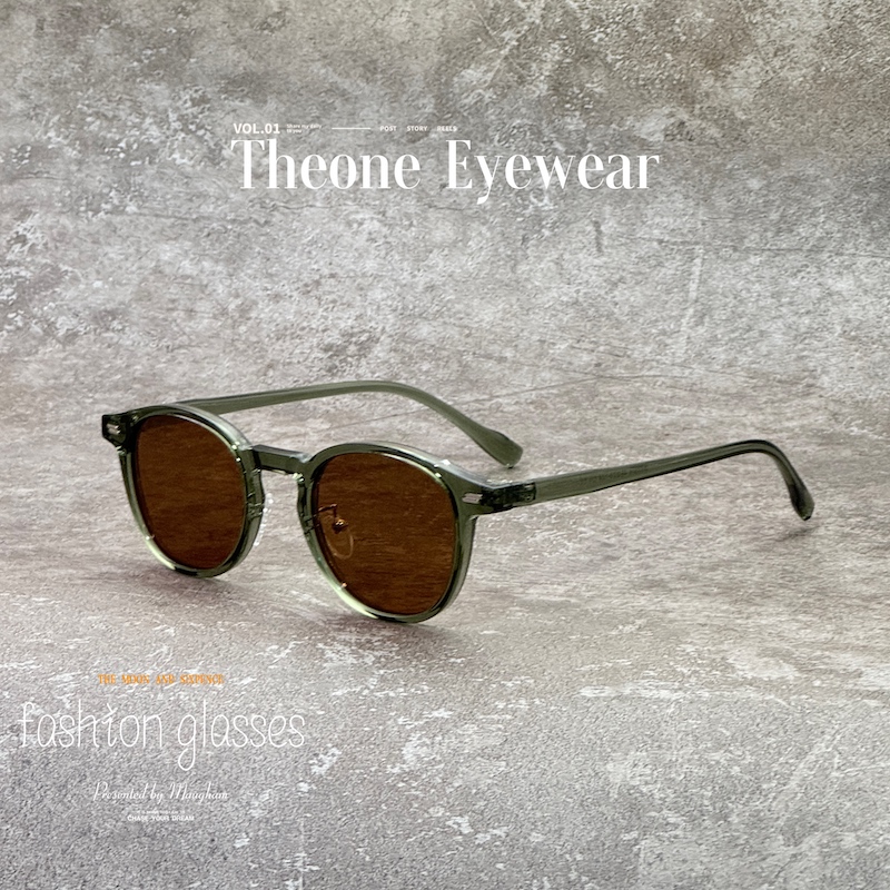 超轻复古TR镜框偏光墨镜