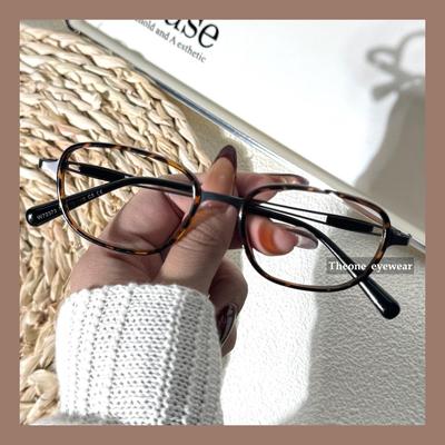 小框近视眼镜复古港风TR90