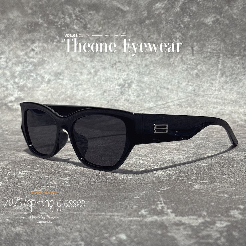 复古猫眼太阳眼镜女网红