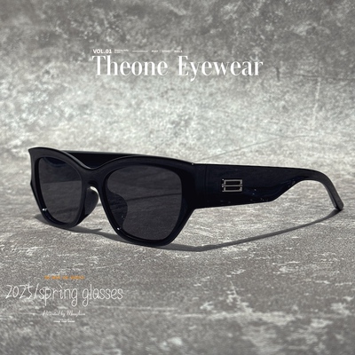 复古猫眼太阳眼镜女网红