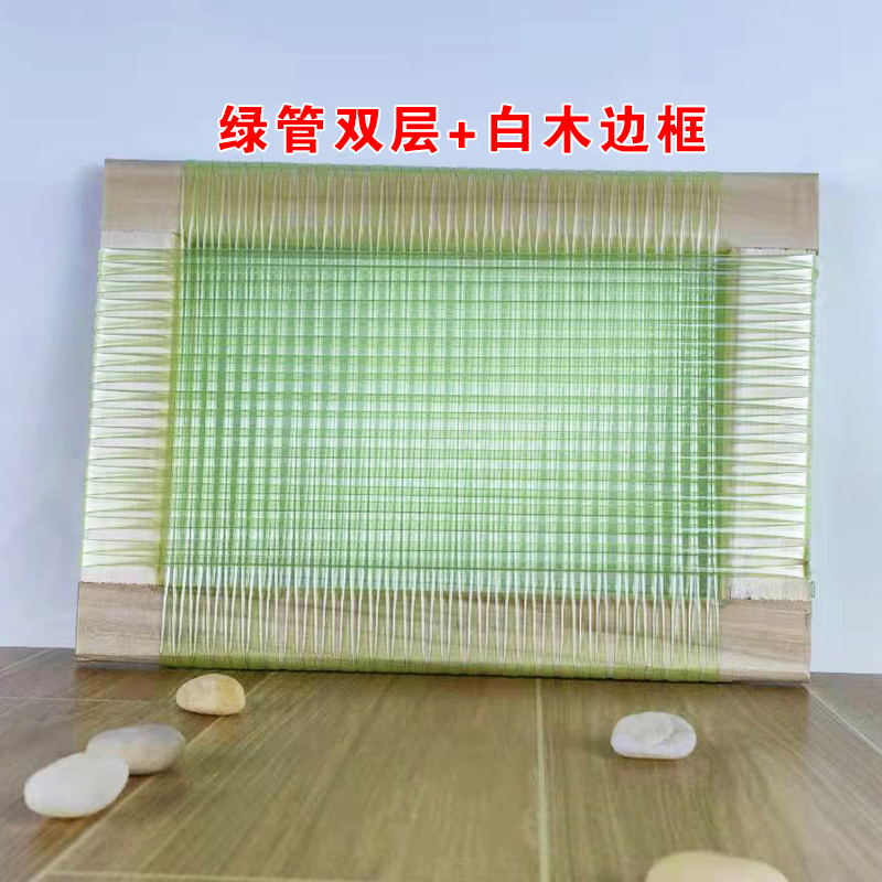 实木边框胶管透气散热冰爽坐垫