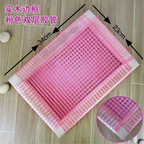 员工透气坐垫实木双层胶管夏清凉