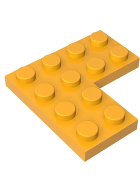 【50g】MOC兼容2639DIY益智小颗粒积木4X4转角基础板零配件