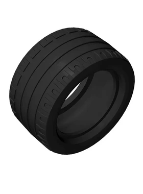 【50g】moc小颗粒拼装积木43.2x22mm轮胎兼容拼搭轮胎皮44309