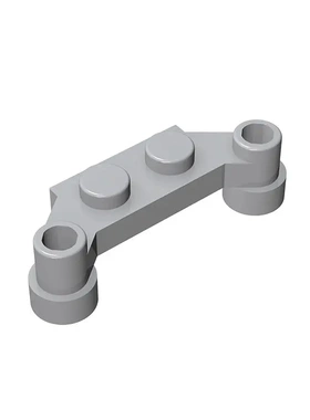 【50g】MOC小颗粒积木18624兼容配件8x8两侧带支管特殊板4590