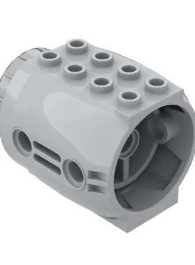 【50g】MOCDIY零配件道具43121大发动机引擎5x4x3小颗粒国产积木