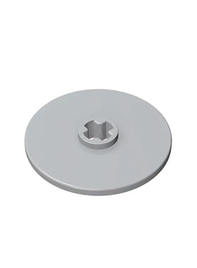 【50g】MOC科技配件兼容2958小颗粒拼插积木 3x3轴孔圆板2723