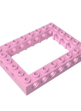 【50g】moc兼容国产小颗粒积木零配件6x8带孔框架砖兼容32532