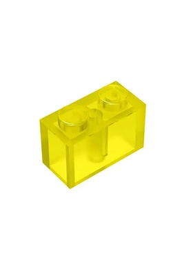 【50g】兼容3065小颗粒拼插积木MOC零散配件1X2砖带柱子透明