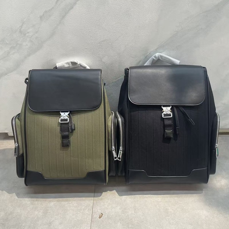 欧美男女双肩包真皮拼接背包通勤大容量旅行休闲电脑包商务书包