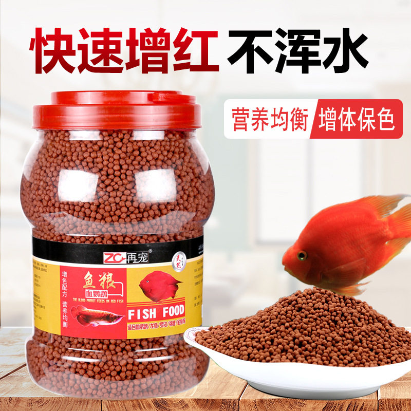 血鹦鹉颗粒型鱼食大型热带鱼
