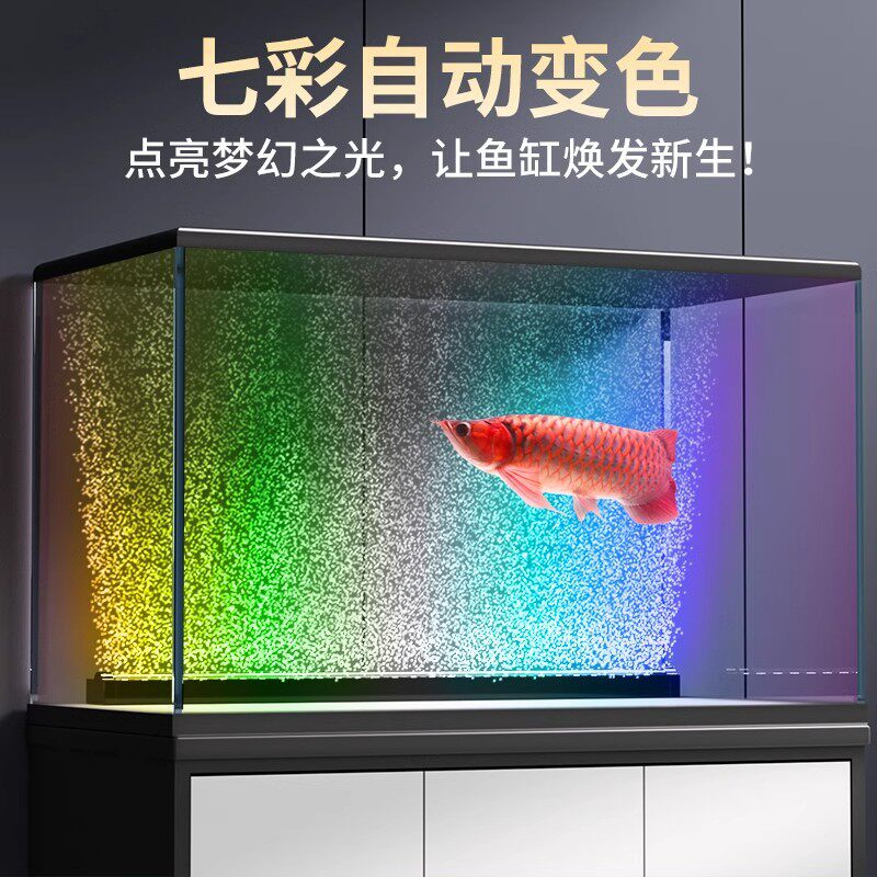 鱼缸气泡灯增氧led灯氧气瀑布造景水族箱观赏气泡条潜水造景灯泡