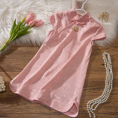 2026夏季 女童旗袍连衣裙儿童国风改良旗袍裙公主裙六一演出服 新款