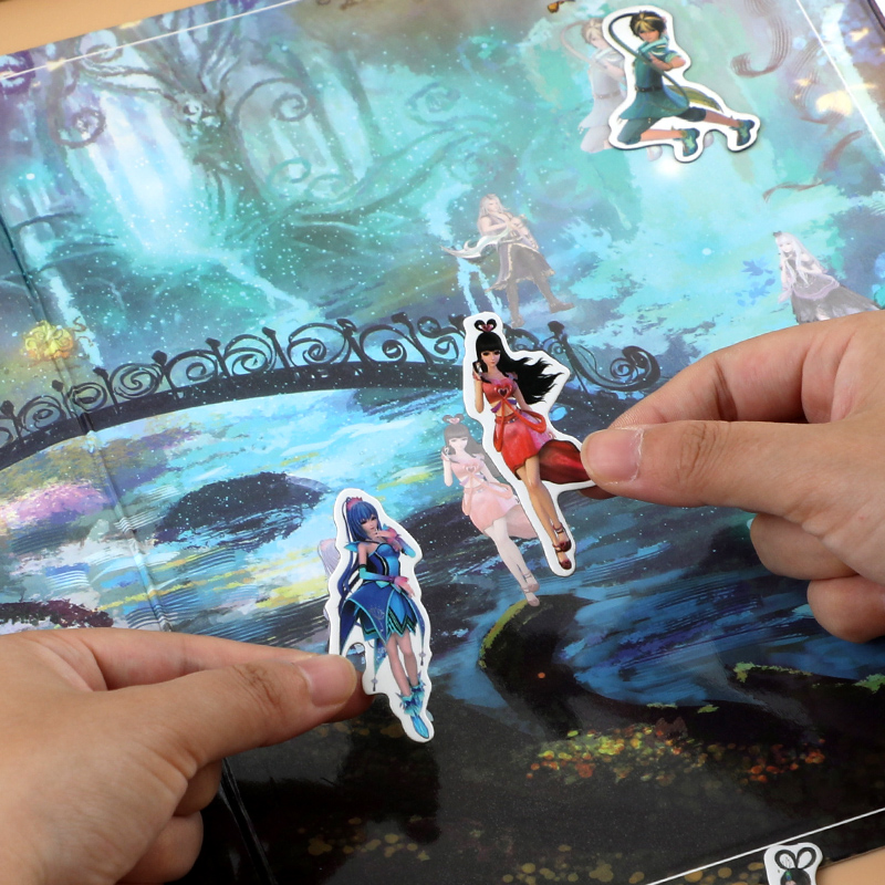 儿童公主磁性贴纸娃娃粘贴画