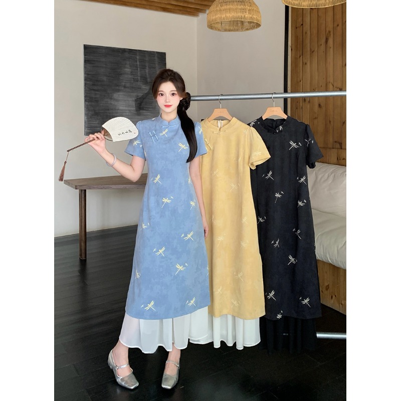 李潇洒微胖定制乐派儿大码女装滴一胖杨杨玉奢姿旗舰店大面菁裙子