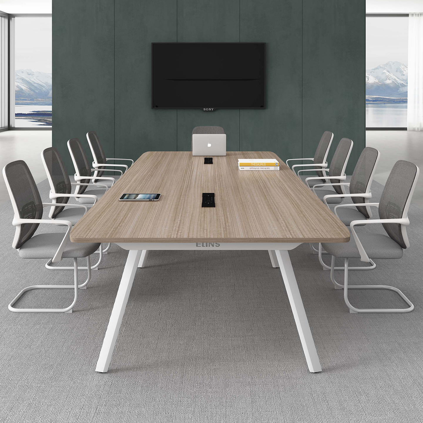 会议桌会议室简约现代